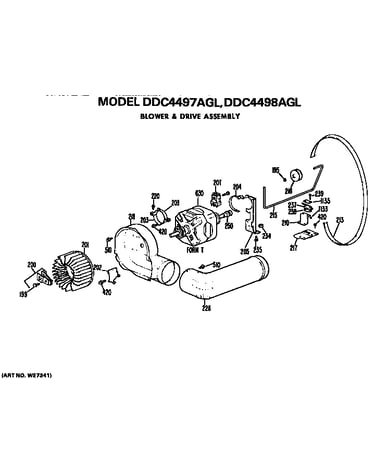Blower and drive assembly