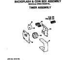 GE WWC8000FAL timer assembly diagram