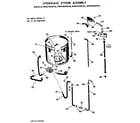 GE WWC7500FAL hydraulic system assembly diagram