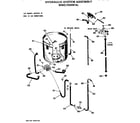 GE WWC7000FAL hydraulic system assembly diagram