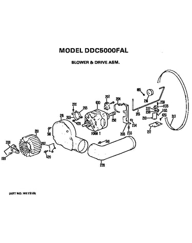 Blower and drive assembly