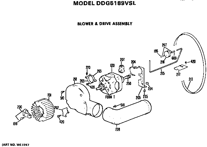 Blower and drive assembly