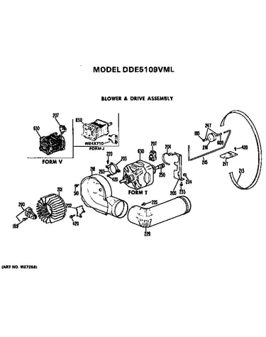 Blower and drive assembly