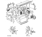 GE A2B389ENASR2 replacement parts/compressor diagram