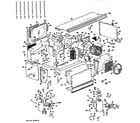 GE A3B699DAALW1 replacement parts/compressor diagram