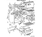 GE TBX20DHB cabinet parts diagram
