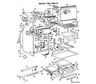 GE TBX18ZHB cabinet parts diagram