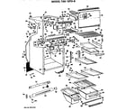 GE TBX19THB cabinet parts diagram