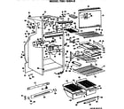 GE TBX18BHB cabinet parts diagram
