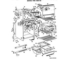 GE TBX18DHB cabinet parts diagram