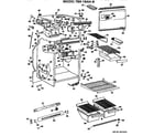 GE TBX18AHB cabinet parts diagram