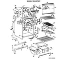 GE TBX20PGR cabinet parts diagram