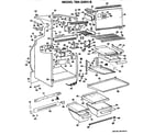 GE TBX20KHB cabinet parts diagram