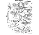 GE TBX23DHC cabinet parts diagram
