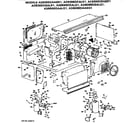GE A3B599DAASQ1 replacement parts/compressor diagram