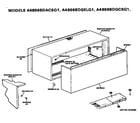 GE A4B568DGCSQ1 cabinet diagram