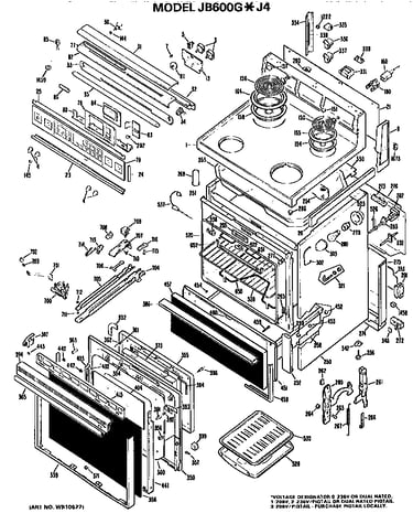 Main body/cooktop/controls