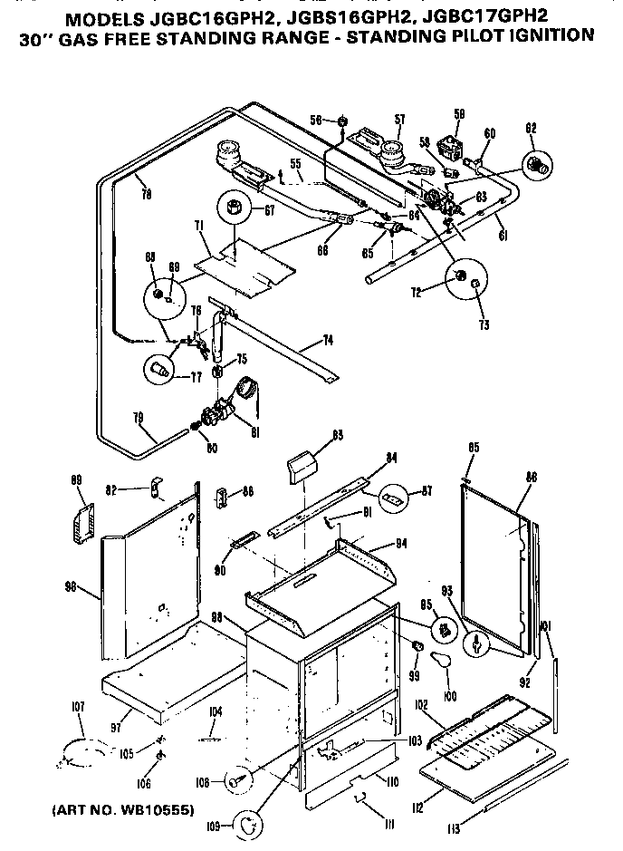 Main body/pilot ignition