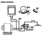 GE JE1425G01 wiring material diagram