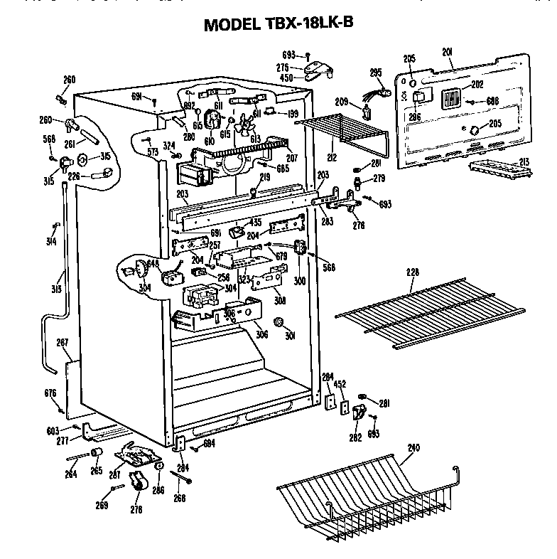 CABINET PARTS