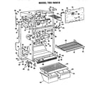 GE TBX18AKBL cabinet parts diagram