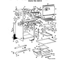 GE TBX18CHB cabinet parts diagram