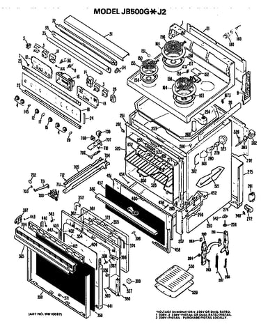 Main body/cooktop/controls