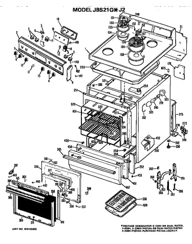 Main body/cooktop/controls