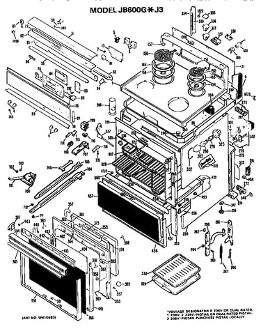 Main body/cooktop/controls