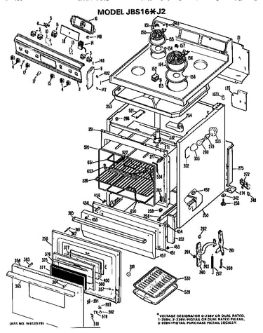 Main body/cooktop/controls