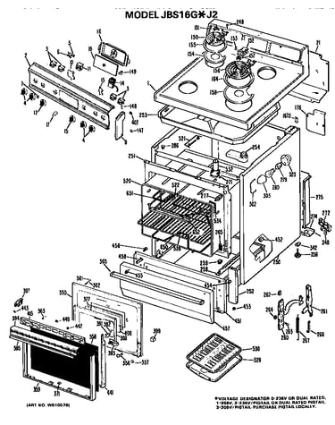 Main body/cooktop/controls