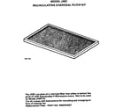 GE JX81A charcoal filter kit diagram