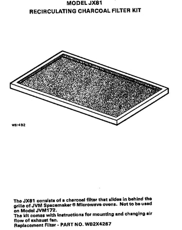 Charcoal filter kit