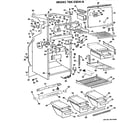 GE TBX23DHB cabinet parts diagram