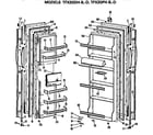 GE TFX20PHB doors diagram