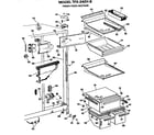 GE TFX24ZHB fresh food section diagram