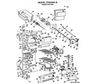 GE TFX24SHB freezer section diagram