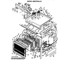 GE JMC27G*J2 main body/cooktop/controls diagram