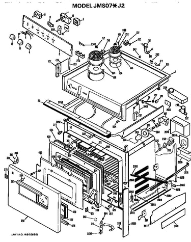 Main body/cooktop/controls