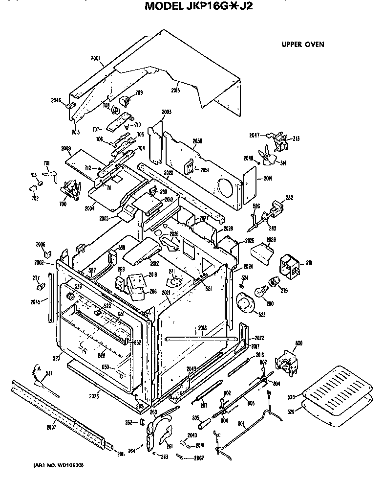 Upper oven