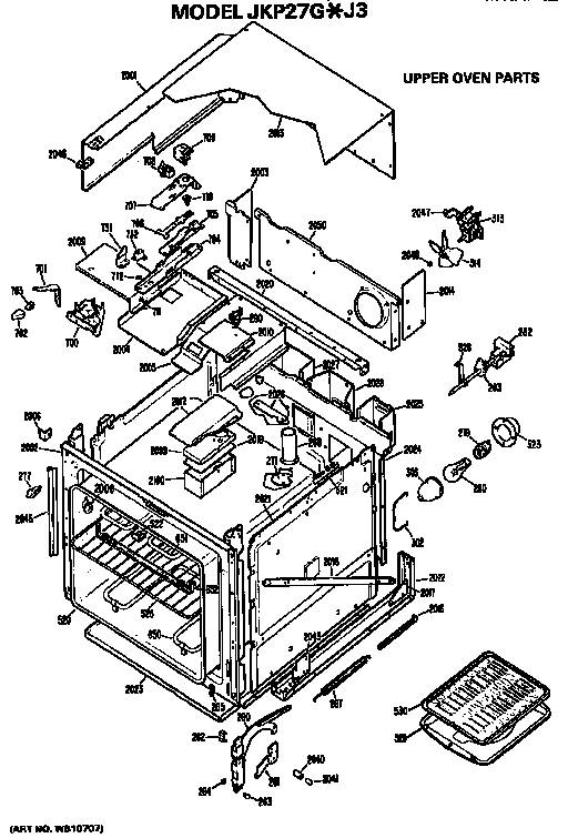 Upper oven
