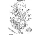 GE JKP07*J3 main body diagram