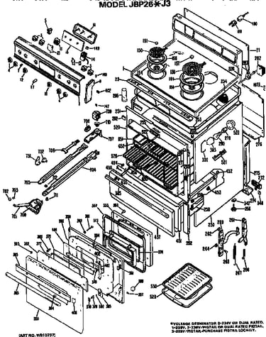 Main body/cooktop/controls