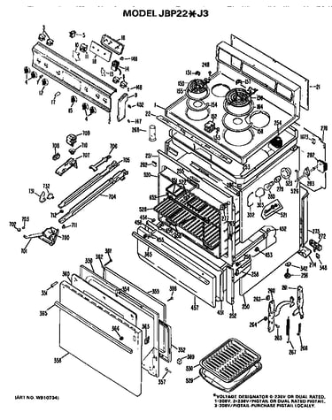 Main body/cooktop/controls