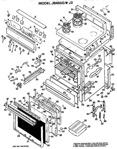 Main body/cooktop/controls