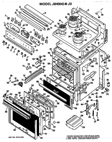 Main body/cooktop/controls