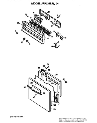 Control and door