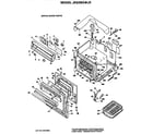 GE JKS26GJ3 upper oven/door and control diagram