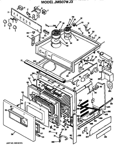 Main body/cooktop/controls