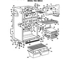 GE TBX18KKBR cabinet parts diagram